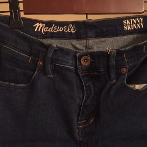 Brand new madewell skinny jeans